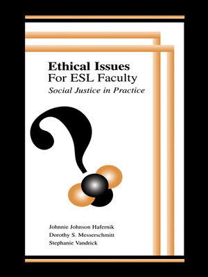 cover image of Ethical Issues for Esl Faculty
